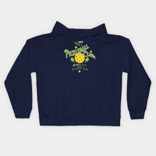 First Rule of Pickleball Club Kids Hoodie